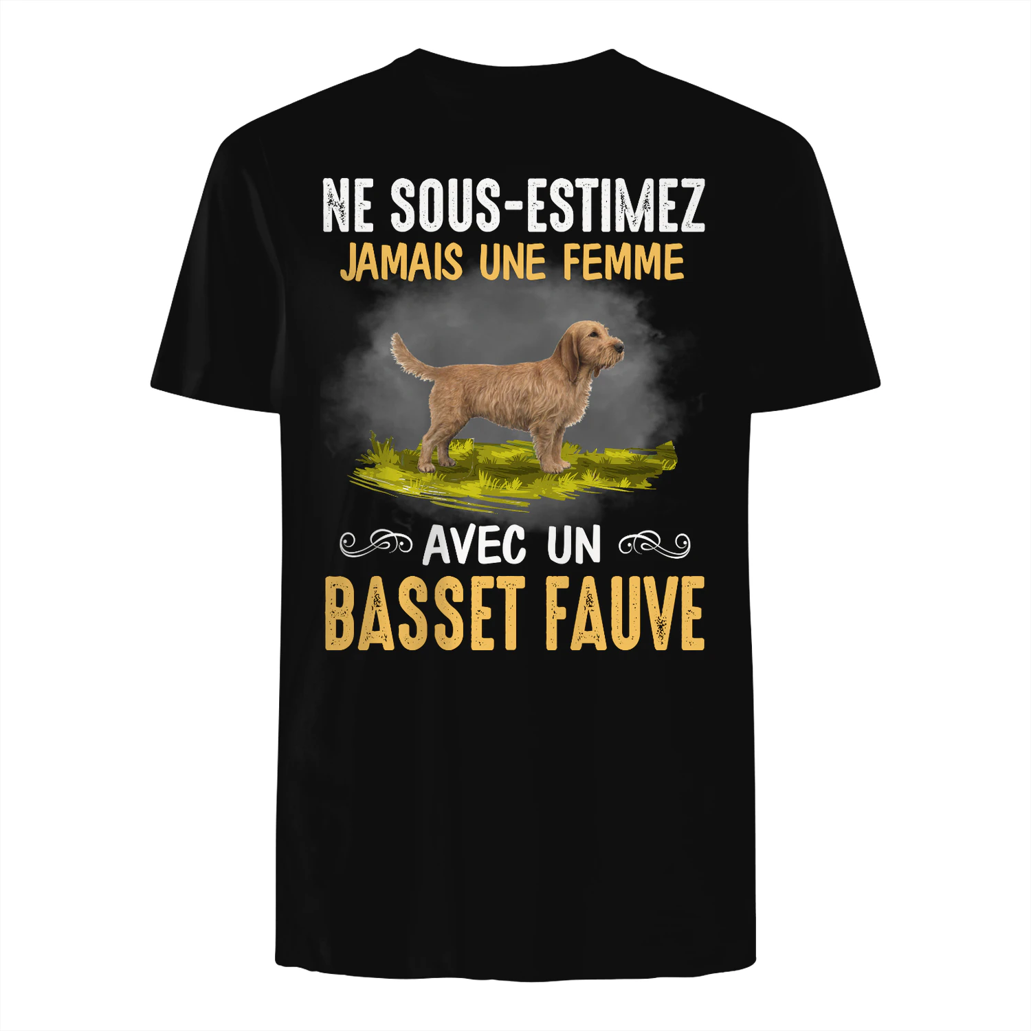 Ne Sous-Estimez Jamais Une Femme Basset Fauve