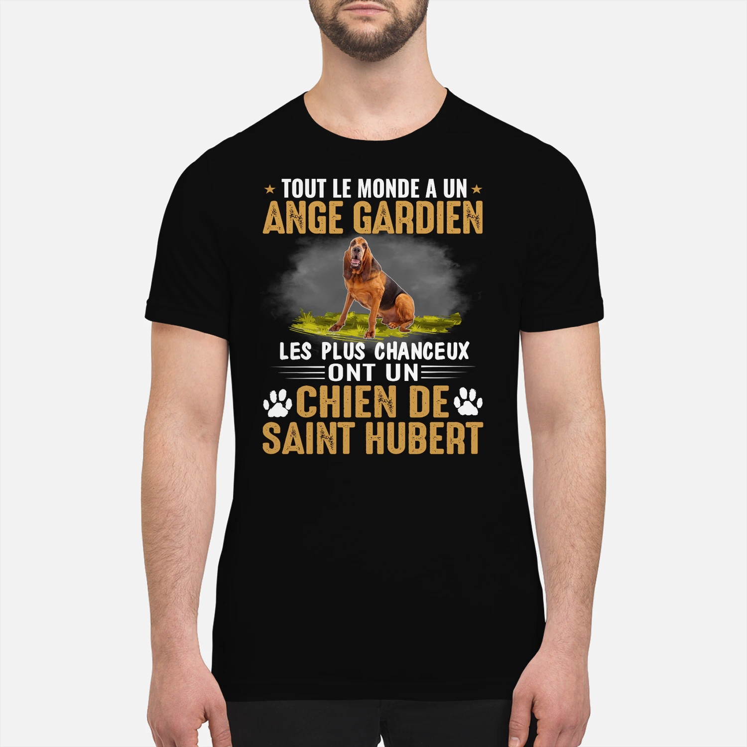 ANGE GARDIEN CHIEN DE SAINT HUBERT