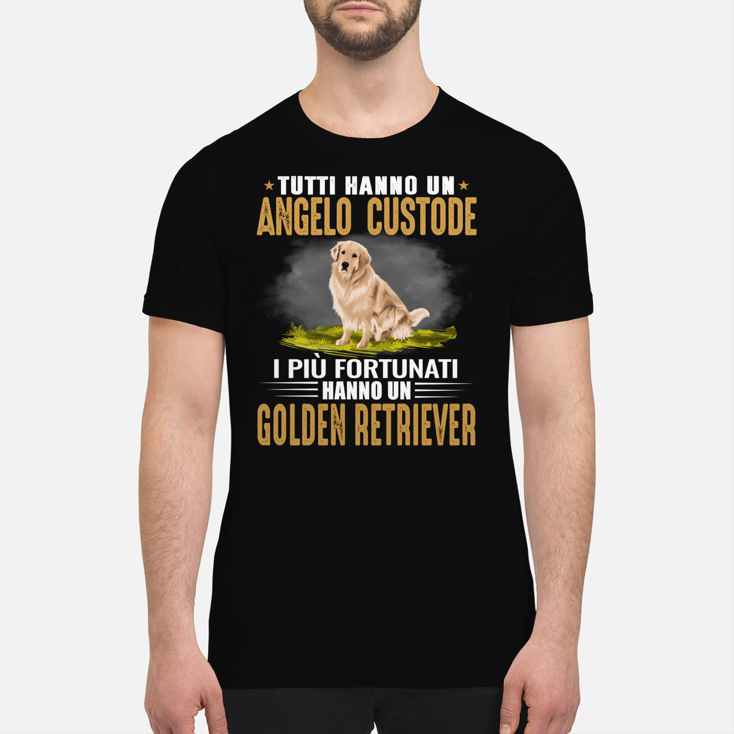 ANGELO CUSTODE HANNO UN GOLDEN RETRIEVER