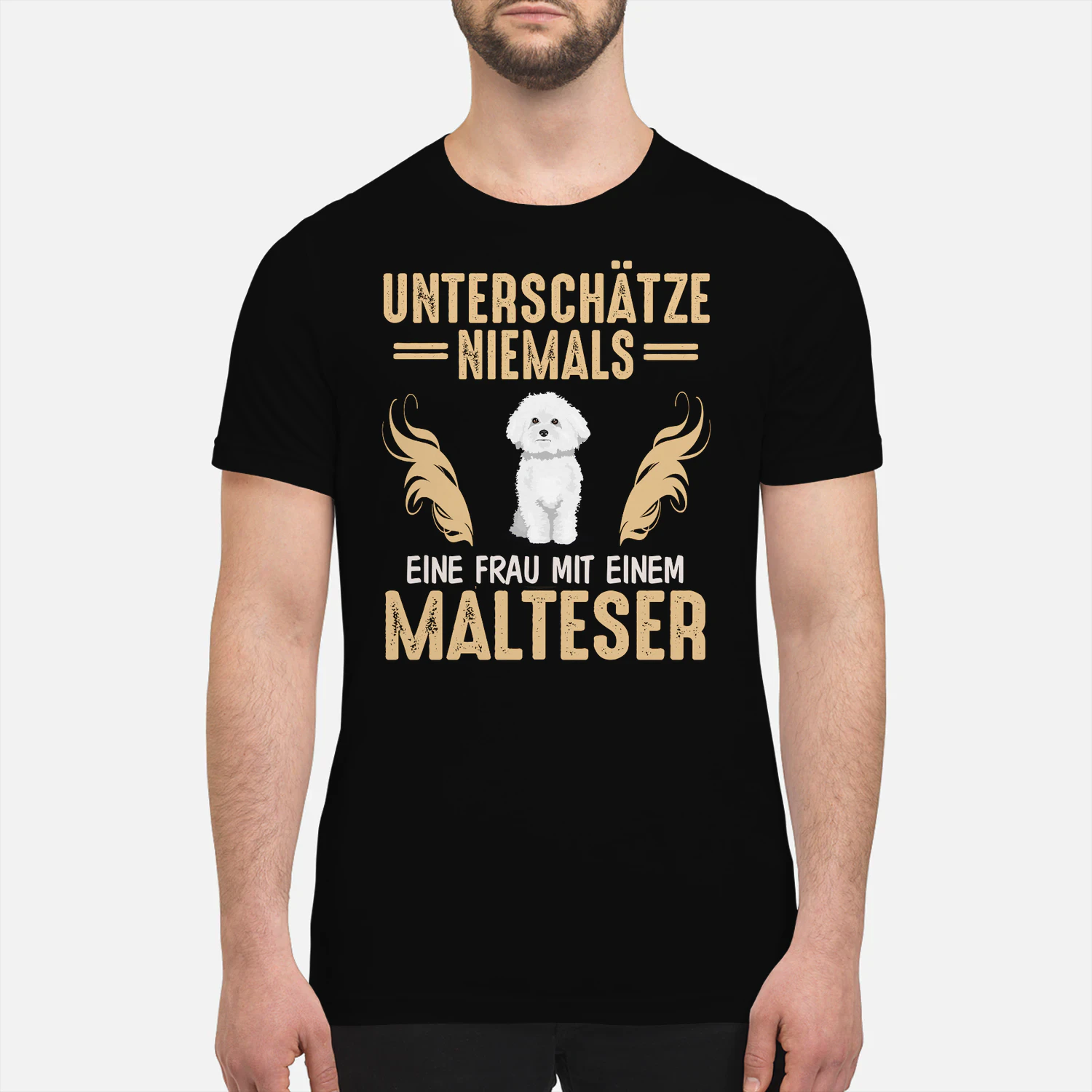 Unterschätze niemals eine Frau mit einem Malteser