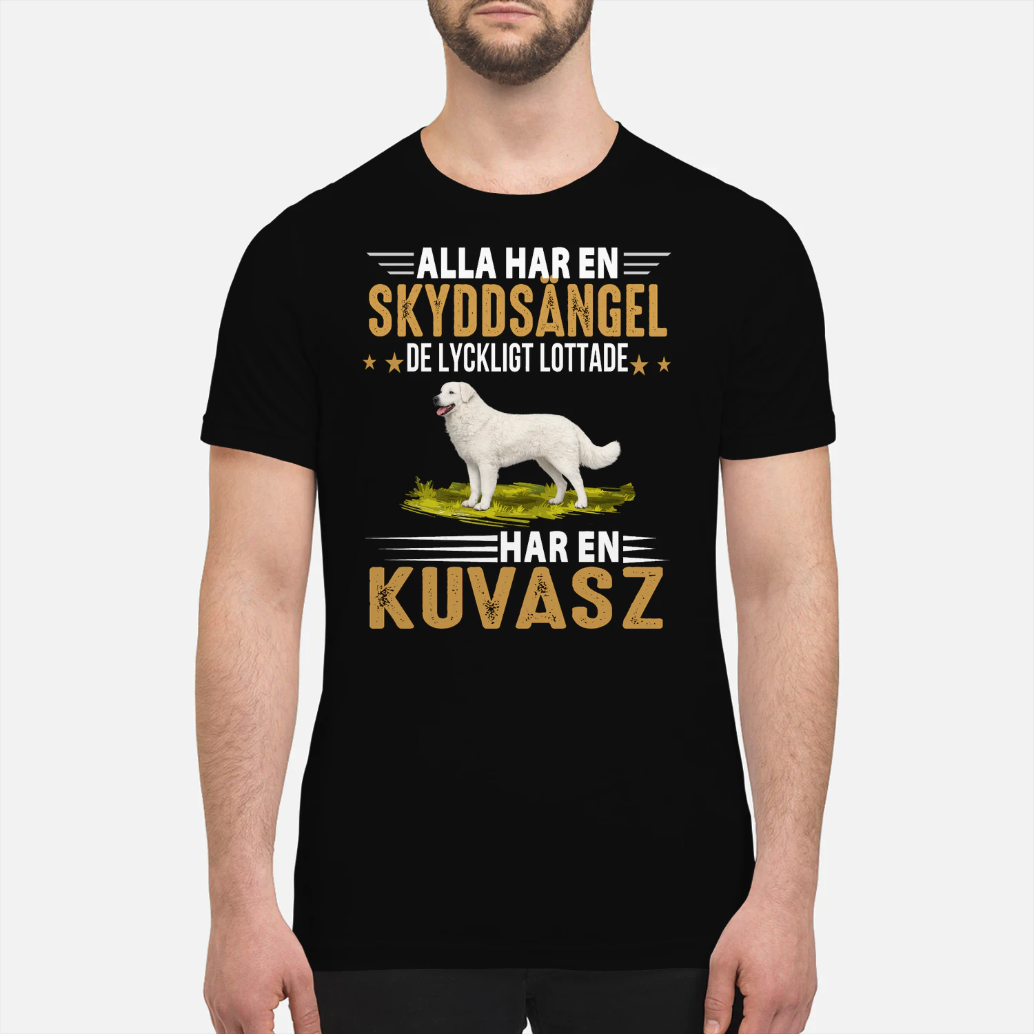 Alla Har En Skyddsangel De Lyckligt Lottade Har En Kuvasz