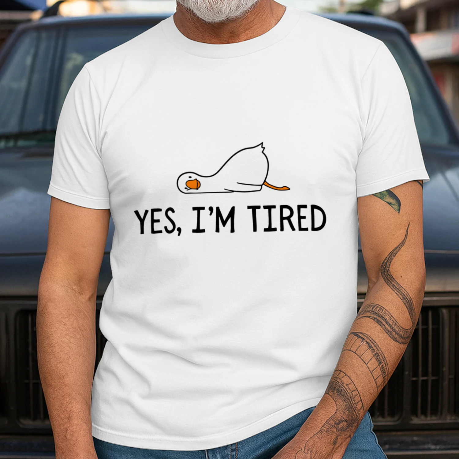 YES, I’M TIRED – Funny Minimalist T-Shirt