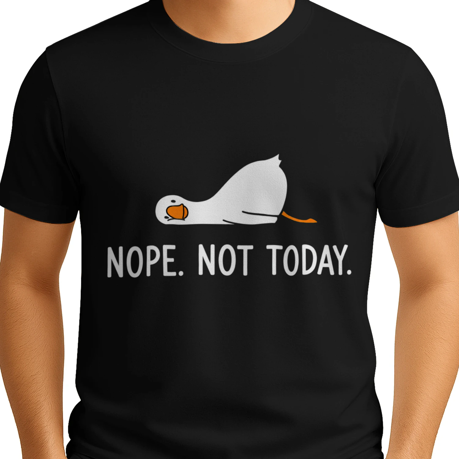 Lazy Duck “Nope. Not Today” T-Shirt