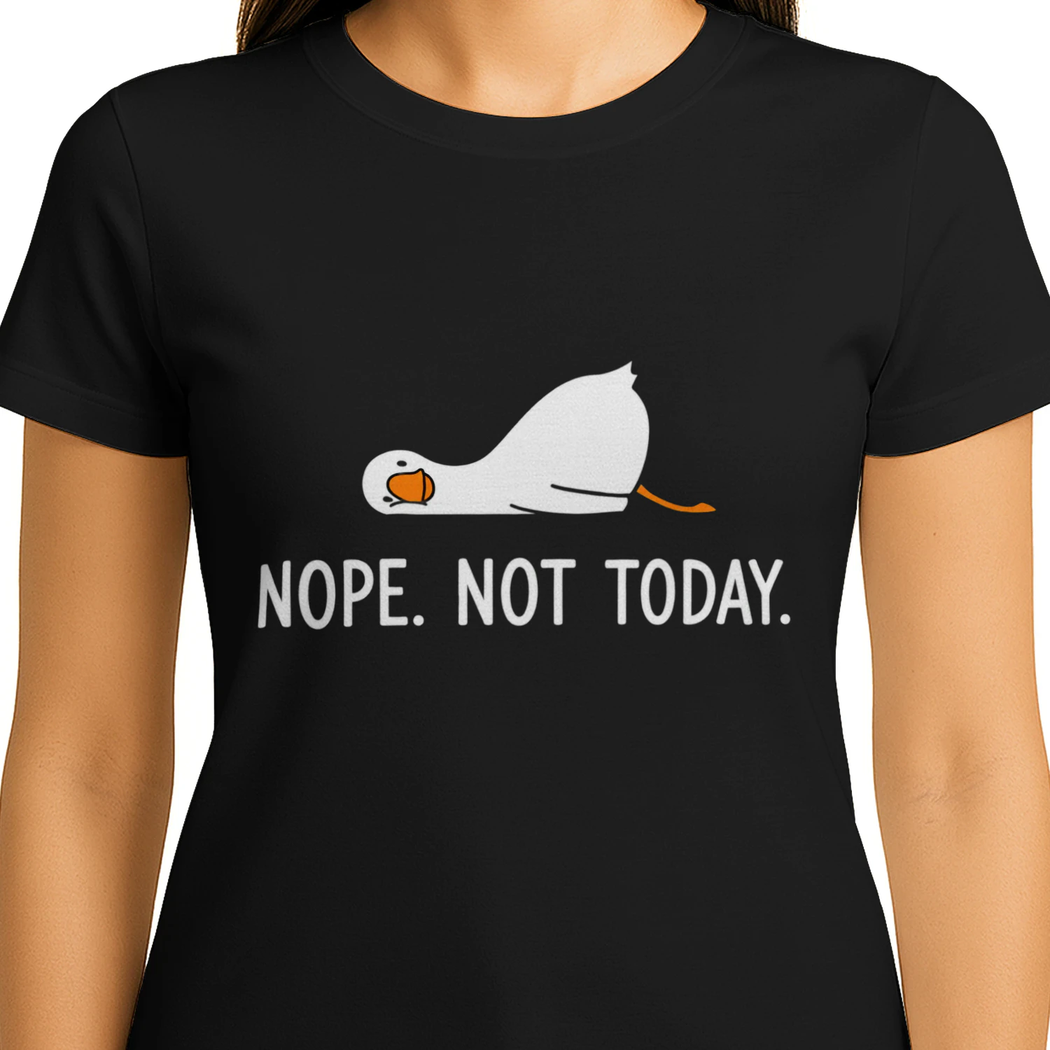 Lazy Duck “Nope. Not Today” T-Shirt