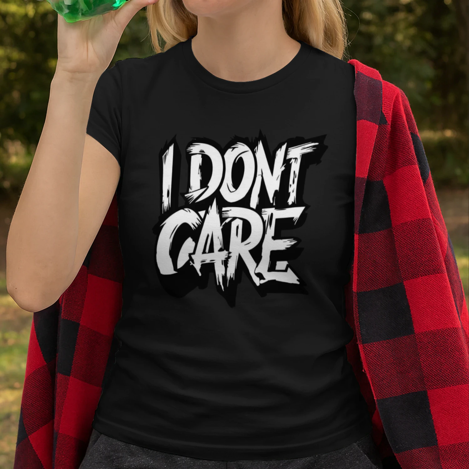 I Don’t Care – Bold Statement T-shirt