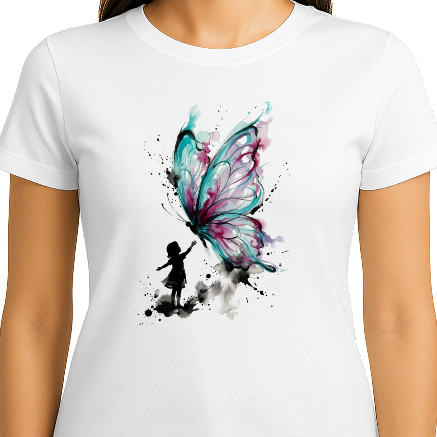 Chasing Dreams – Butterfly Girl T-shirt
