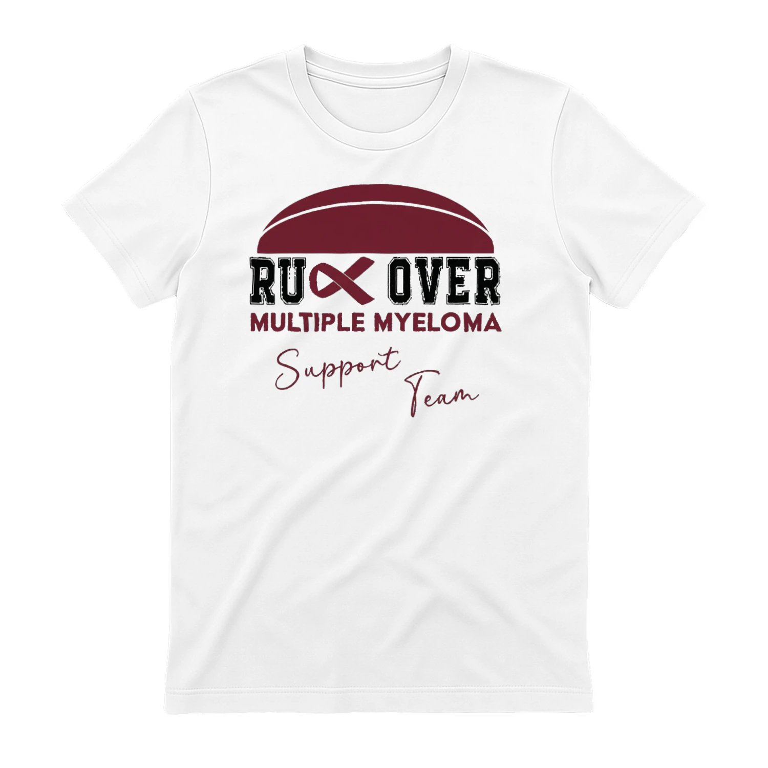 Rugby Multiple Myeloma Support Myeloma Cancer T-shirt  Myeloma Awareness Design