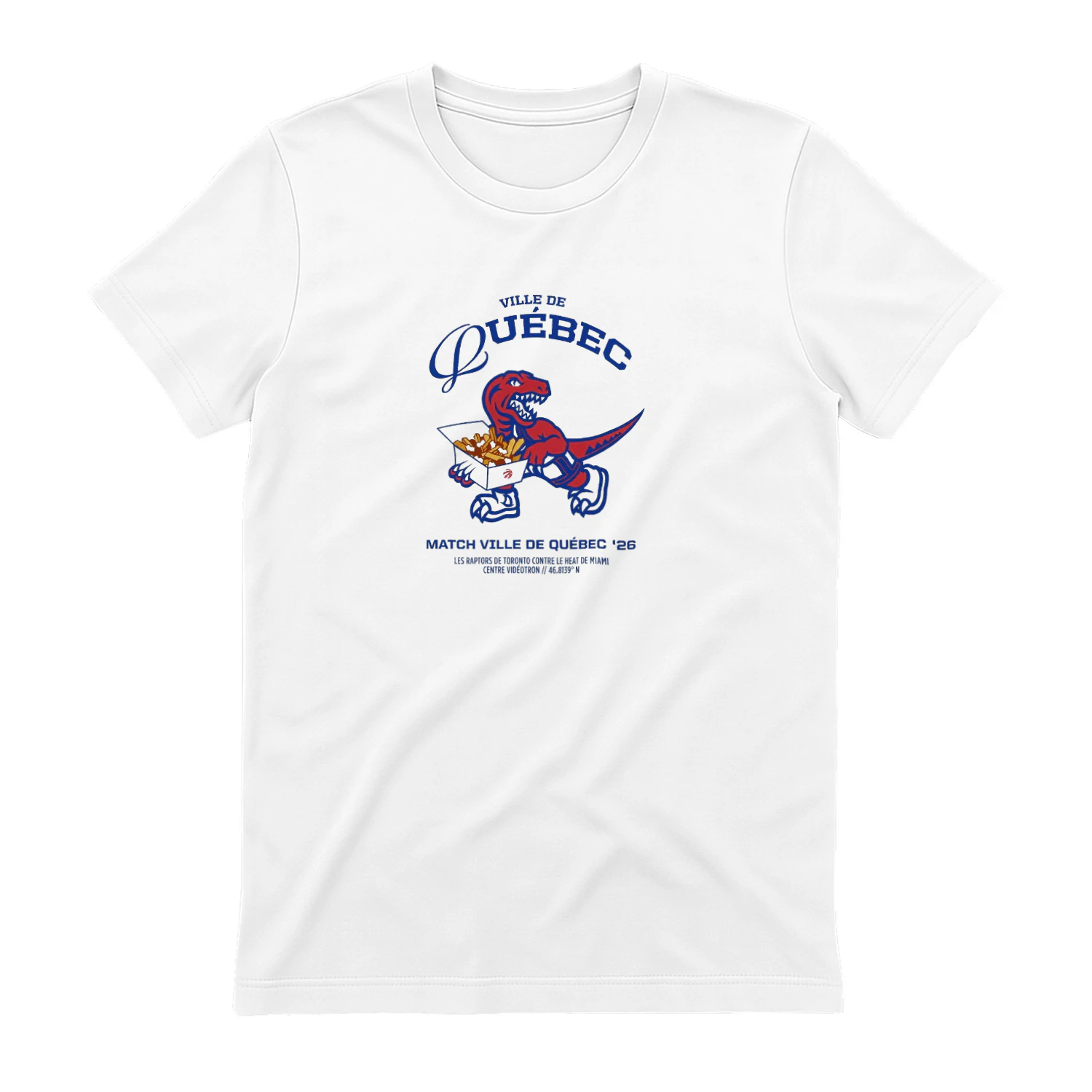 Toronto Raptors 2026 Quebec City Mascot Poutine Shirt