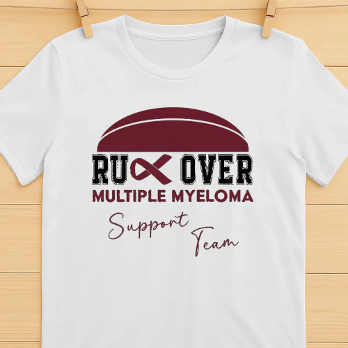 Rugby Multiple Myeloma Support Myeloma Cancer Shirt  Myeloma Awareness Design