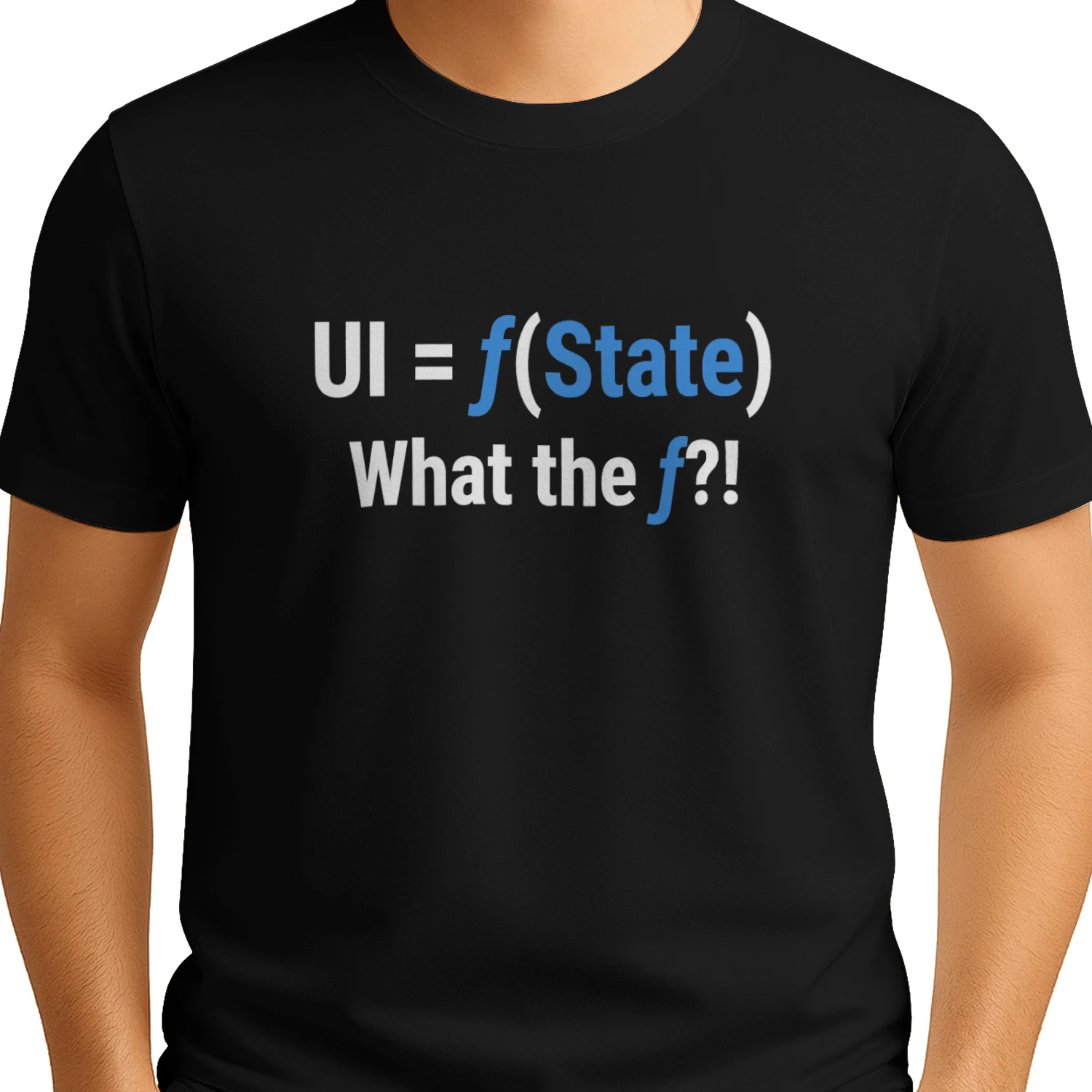 UI Equals f State What the f Programming T-shirt  Programmer Coding Humor Design