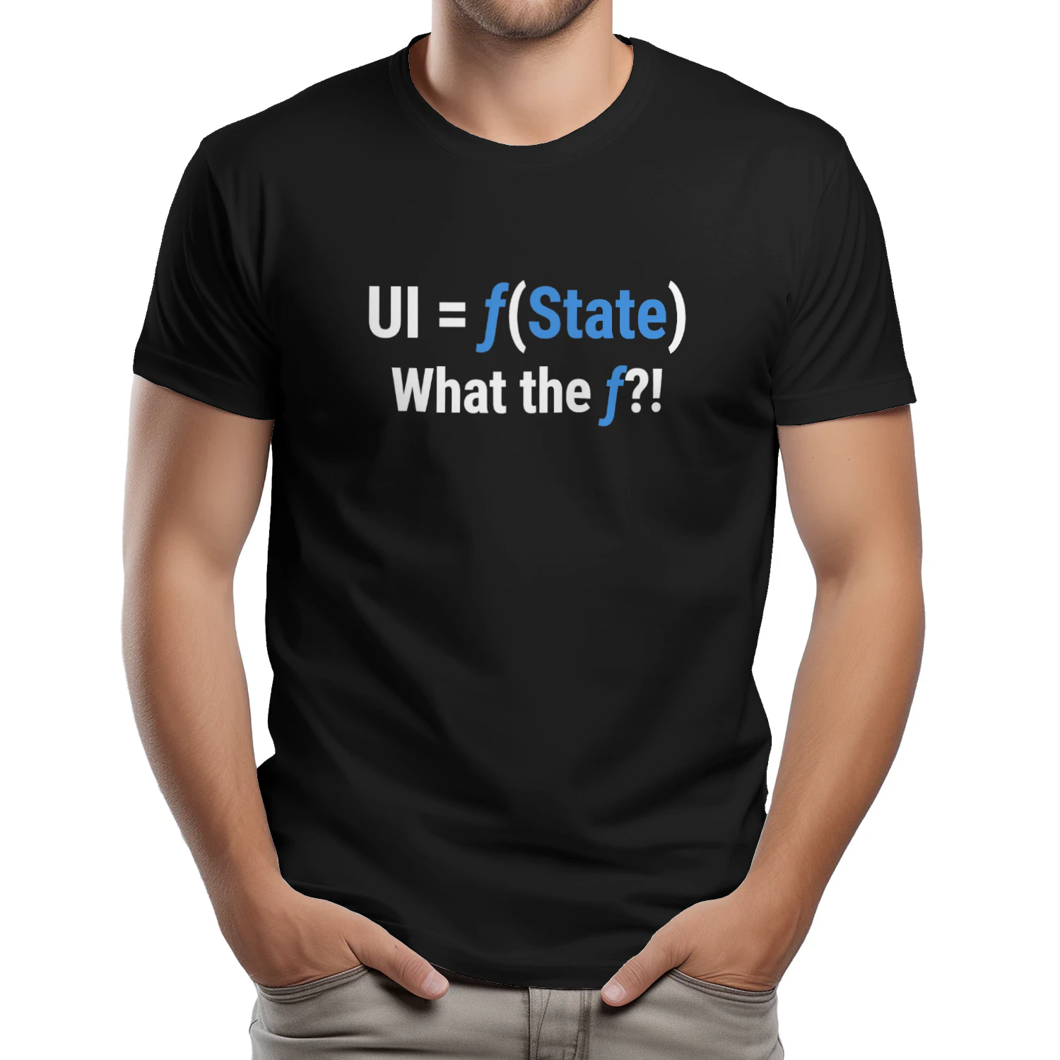 UI Equals f State What the f Programming T-shirt  Programmer Coding Humor Design