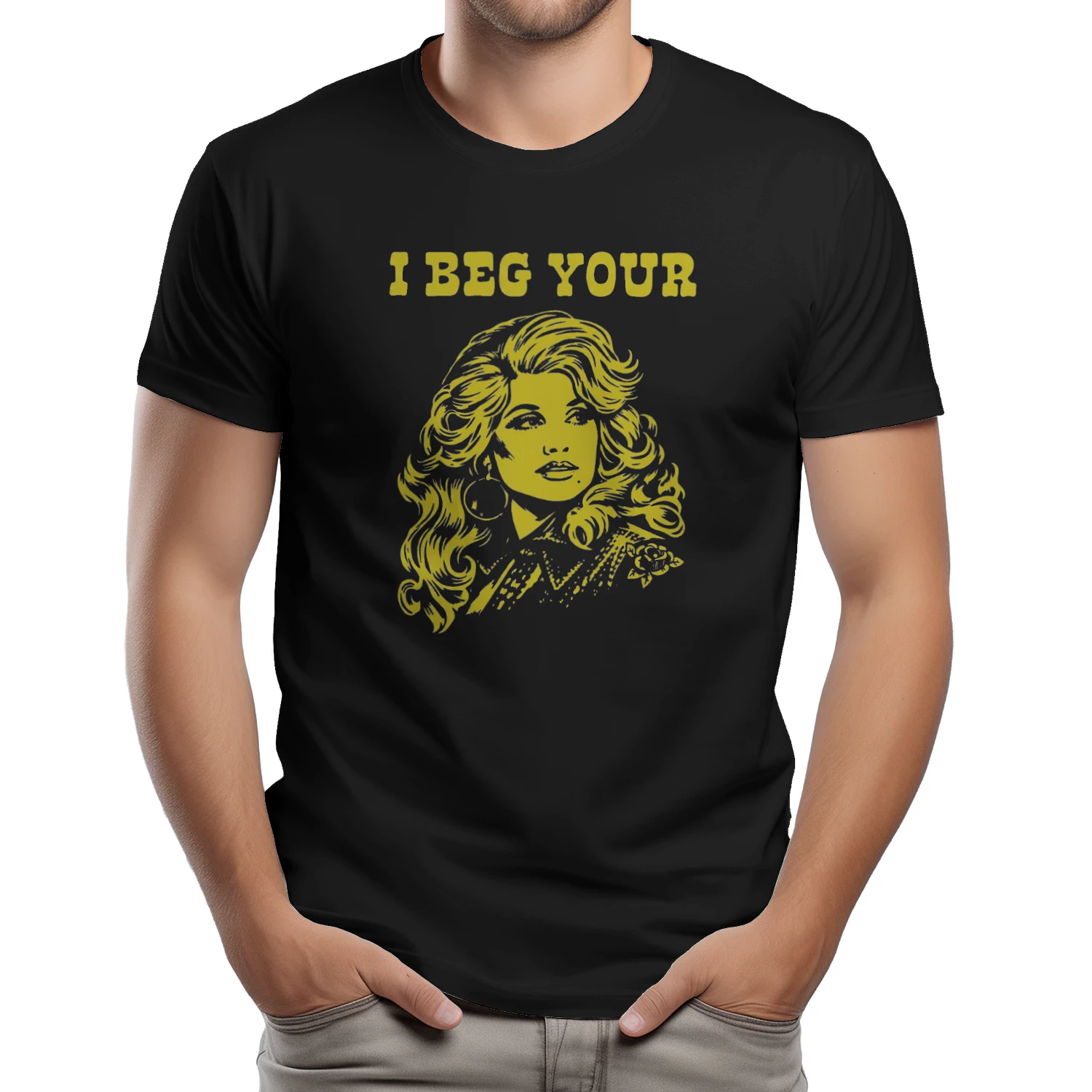 I Beg Your Parton T-shirt  Dolly Parton Country Music Design