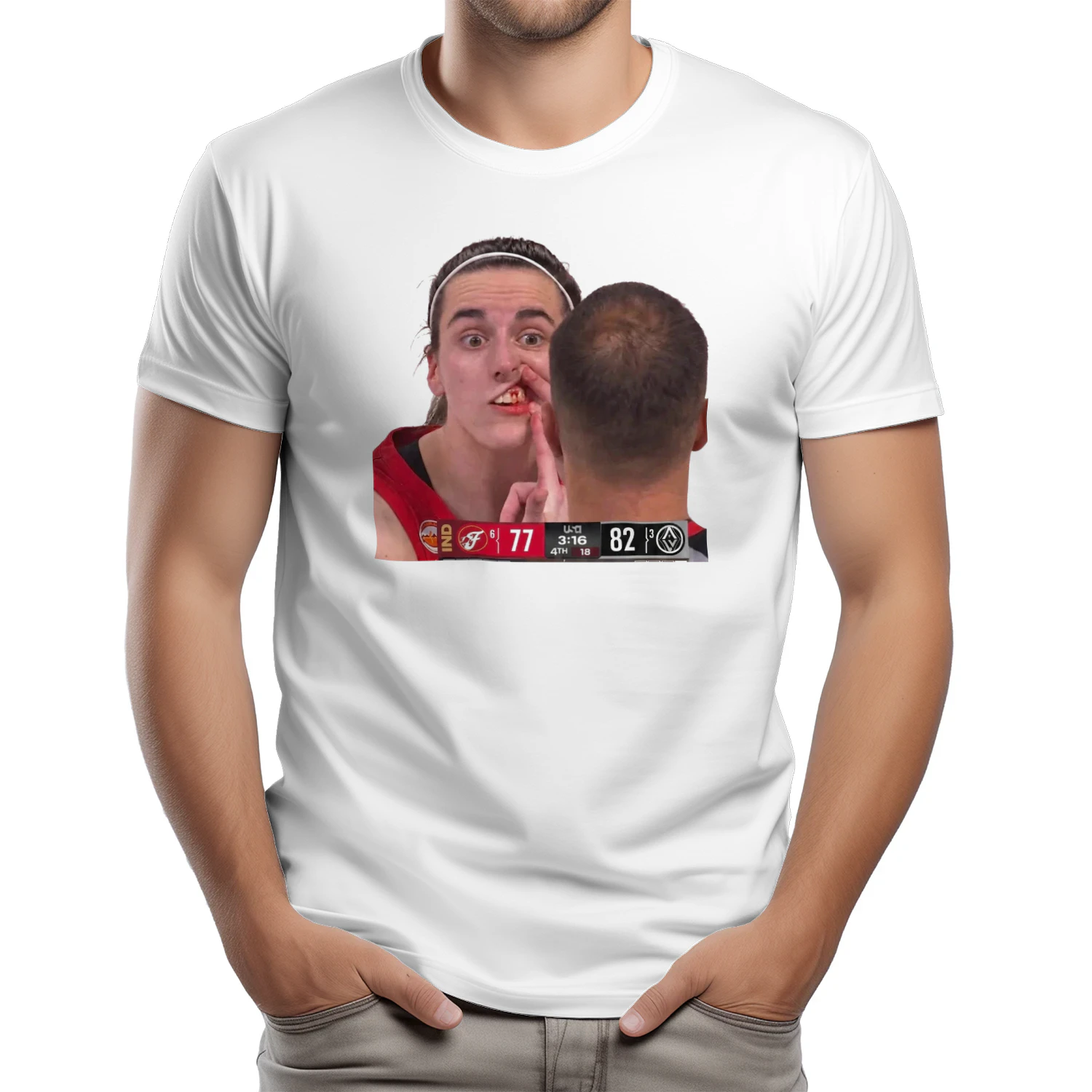 Caitlin Clark Bleeding From The Mouth T-shirt