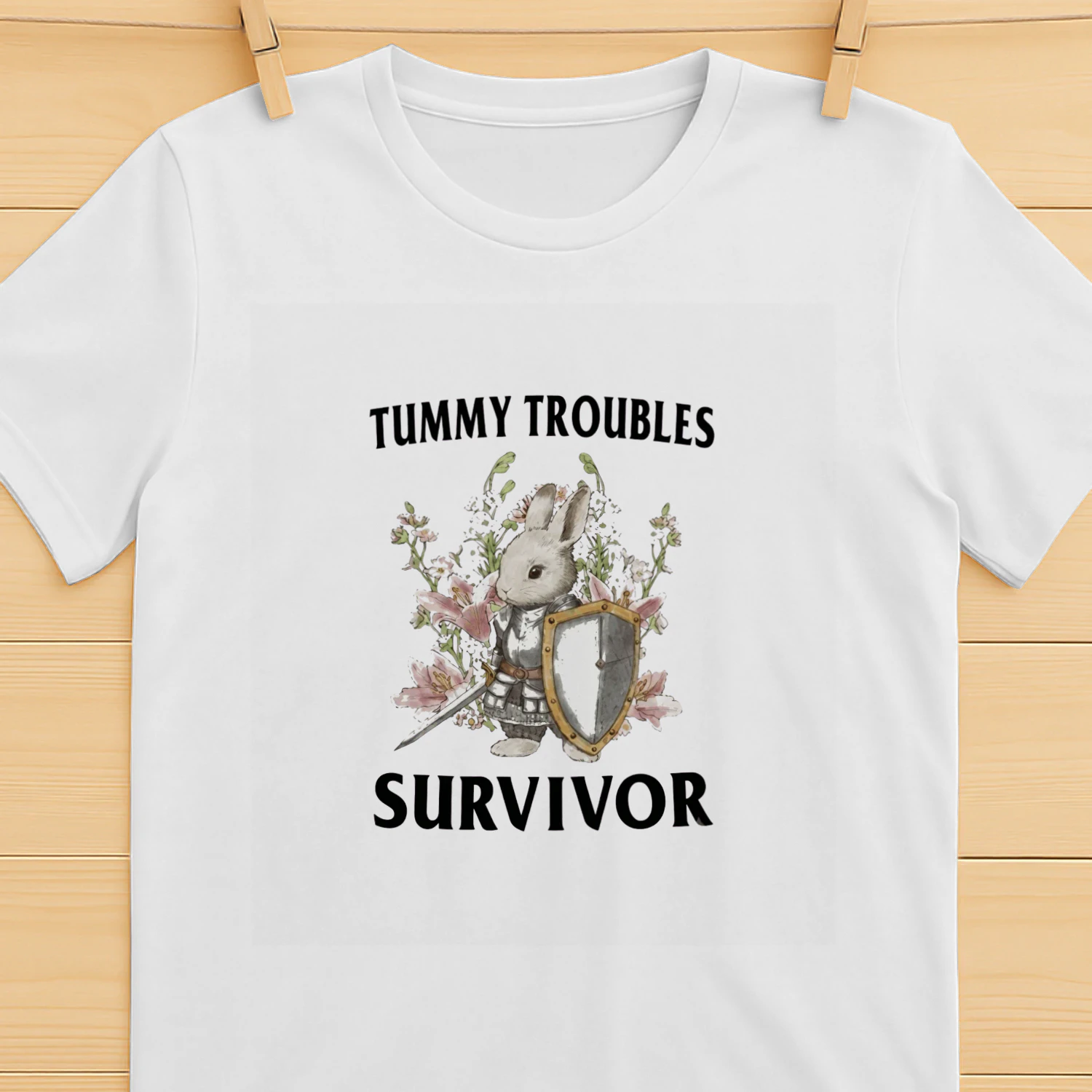 Kate Beckinsale Tummy Troubles Survivor Shirt