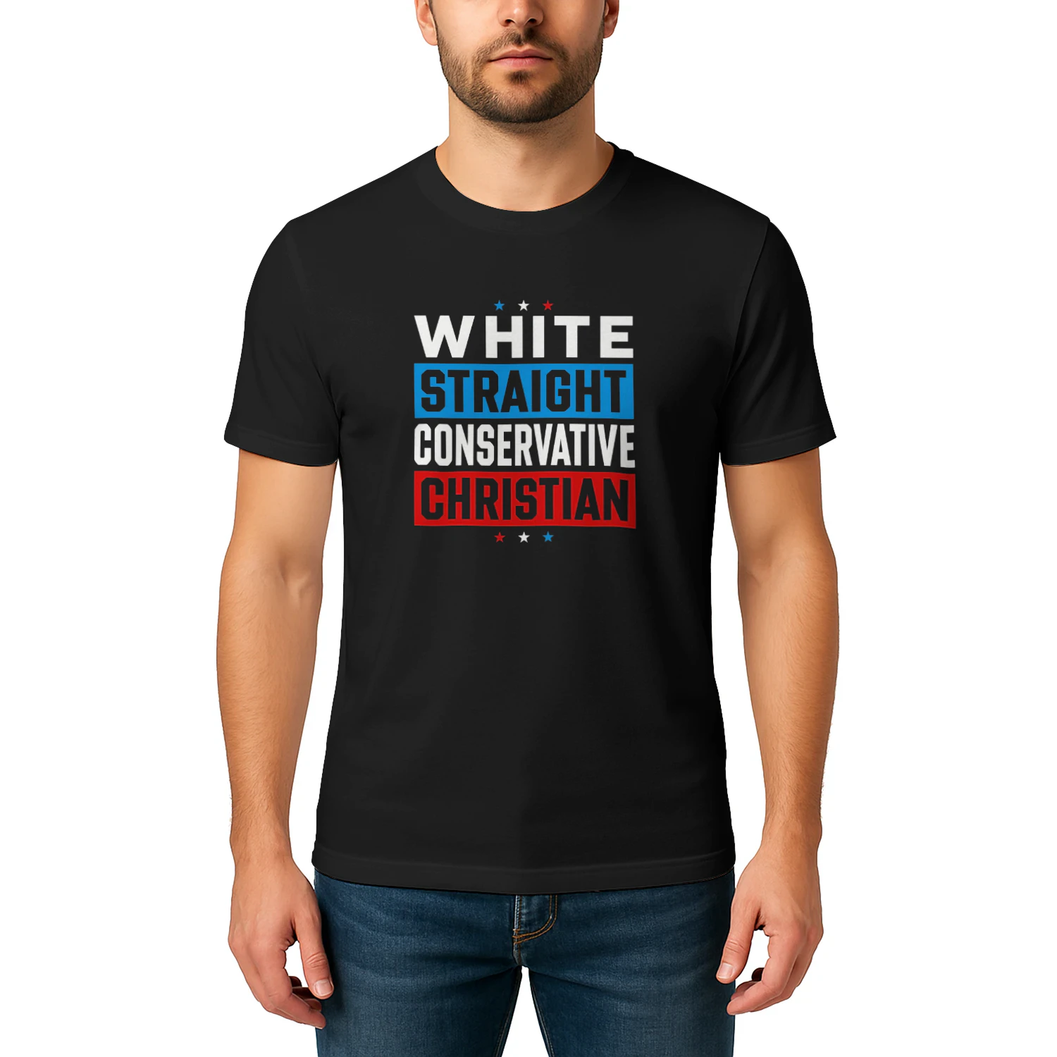 White Straight Conservative Christian shirt