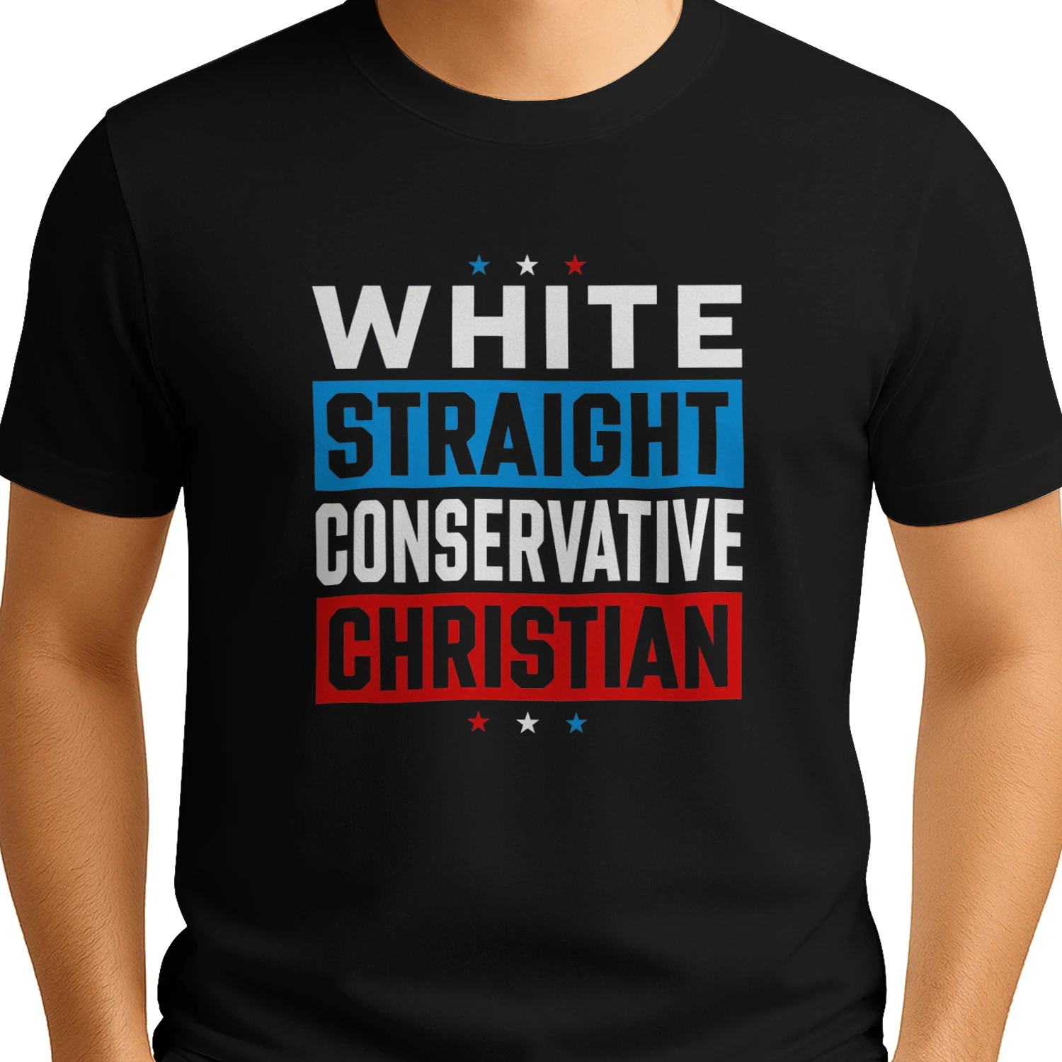 White Straight Conservative Christian shirt