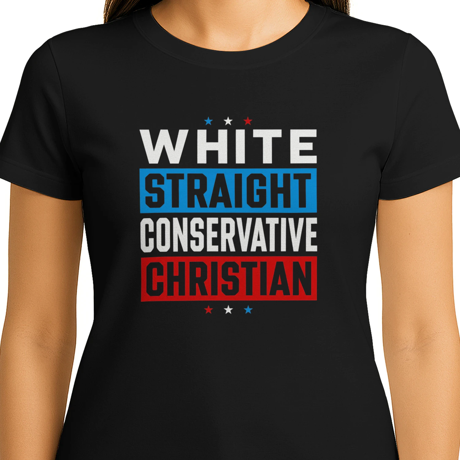 White Straight Conservative Christian shirt