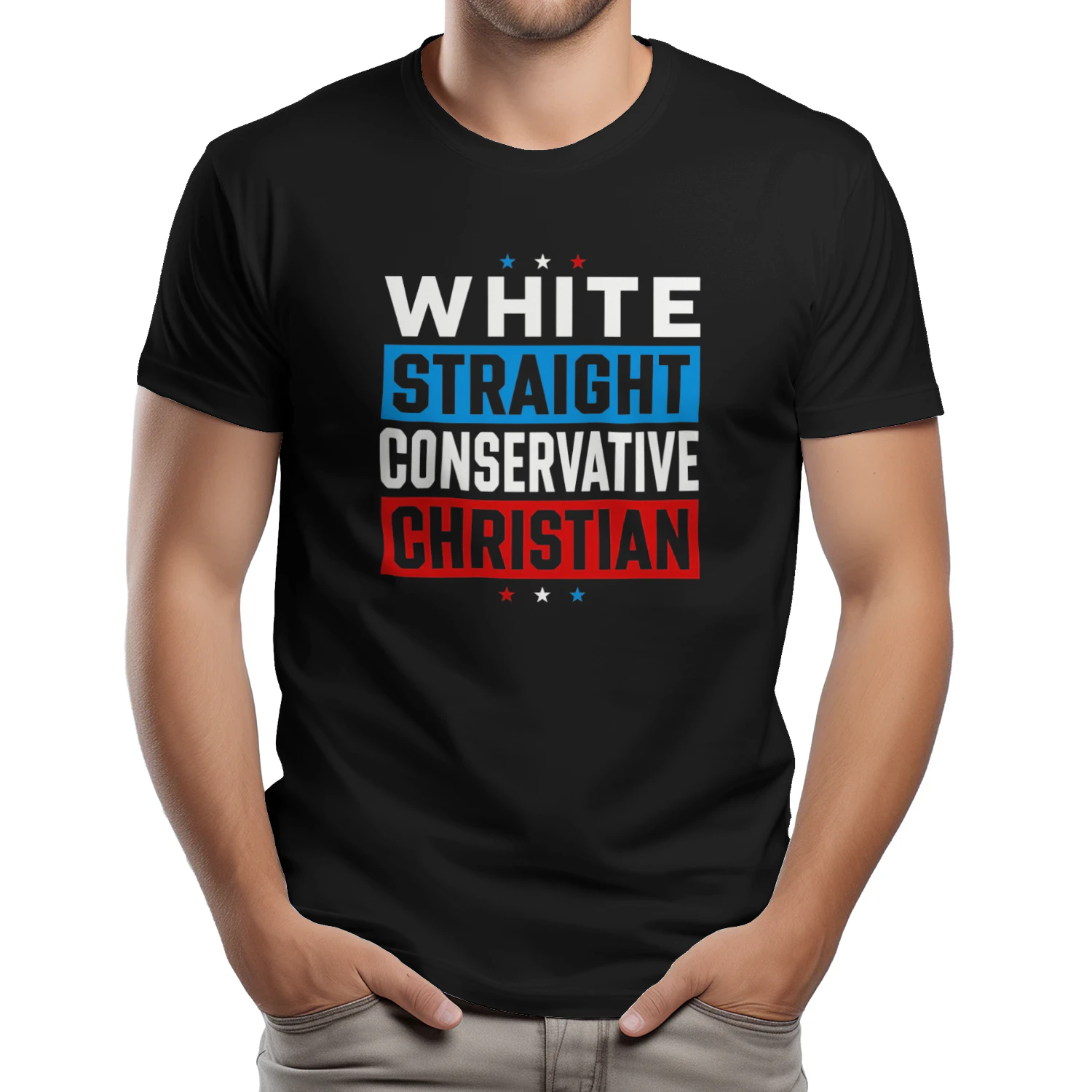 White Straight Conservative Christian shirt