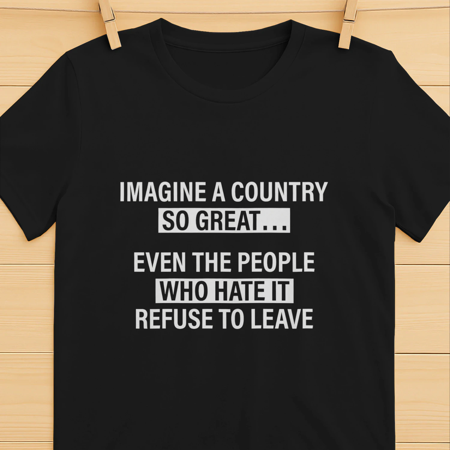 Imagine a Country So Great Even the People Shirt