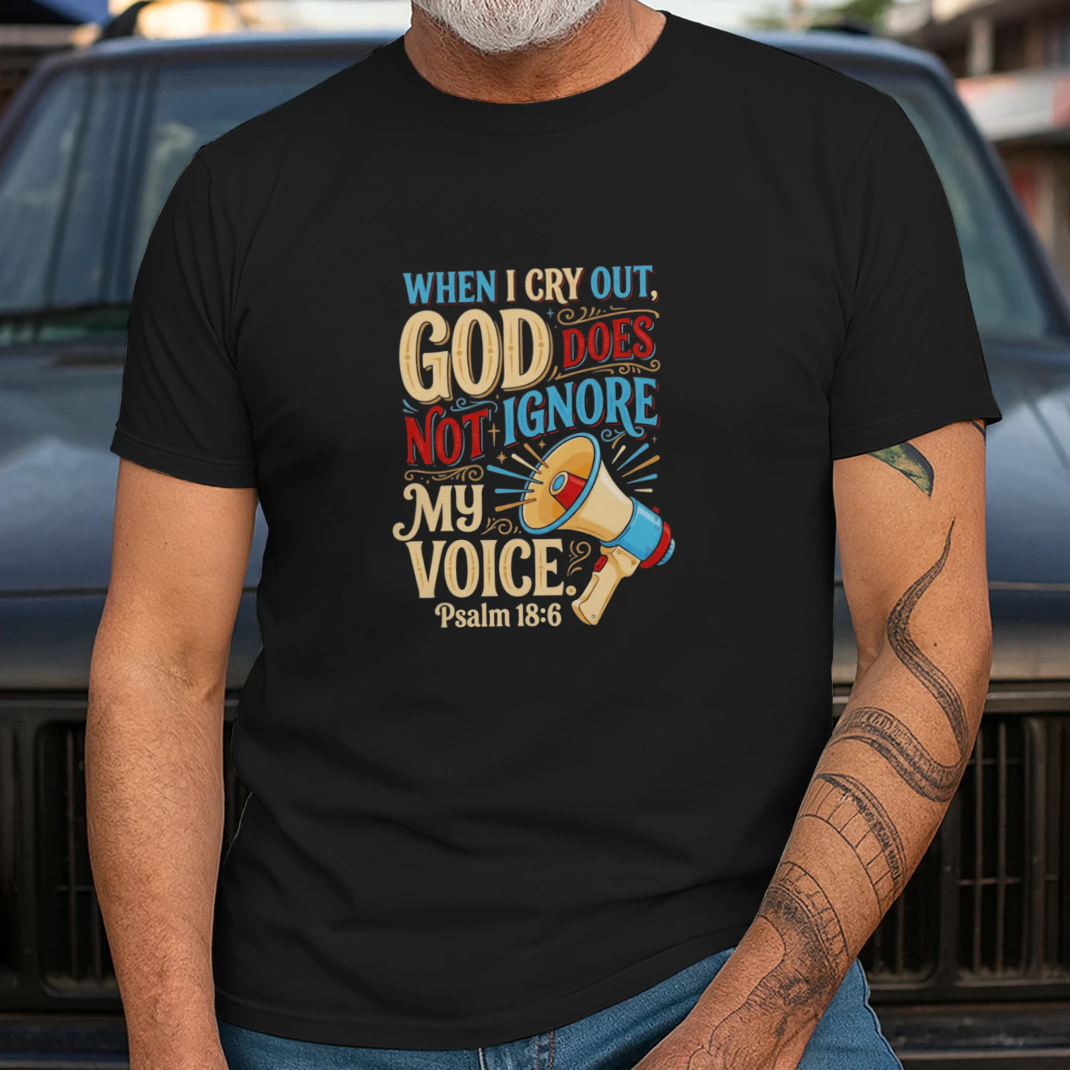 When I Cry Out God Does Not Ignore My Voice Psalm 18 6 shirt