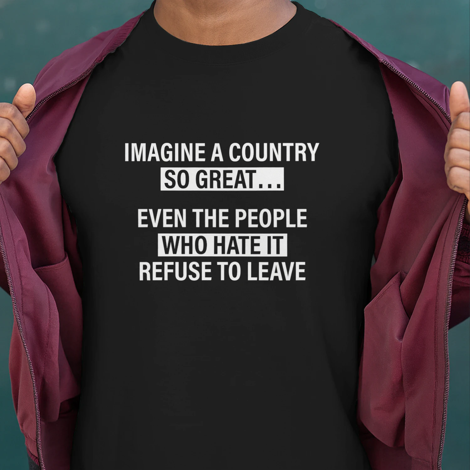 Imagine a Country So Great Even the People Shirt