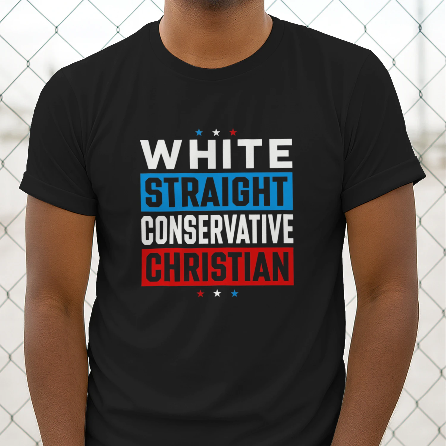 White Straight Conservative Christian shirt