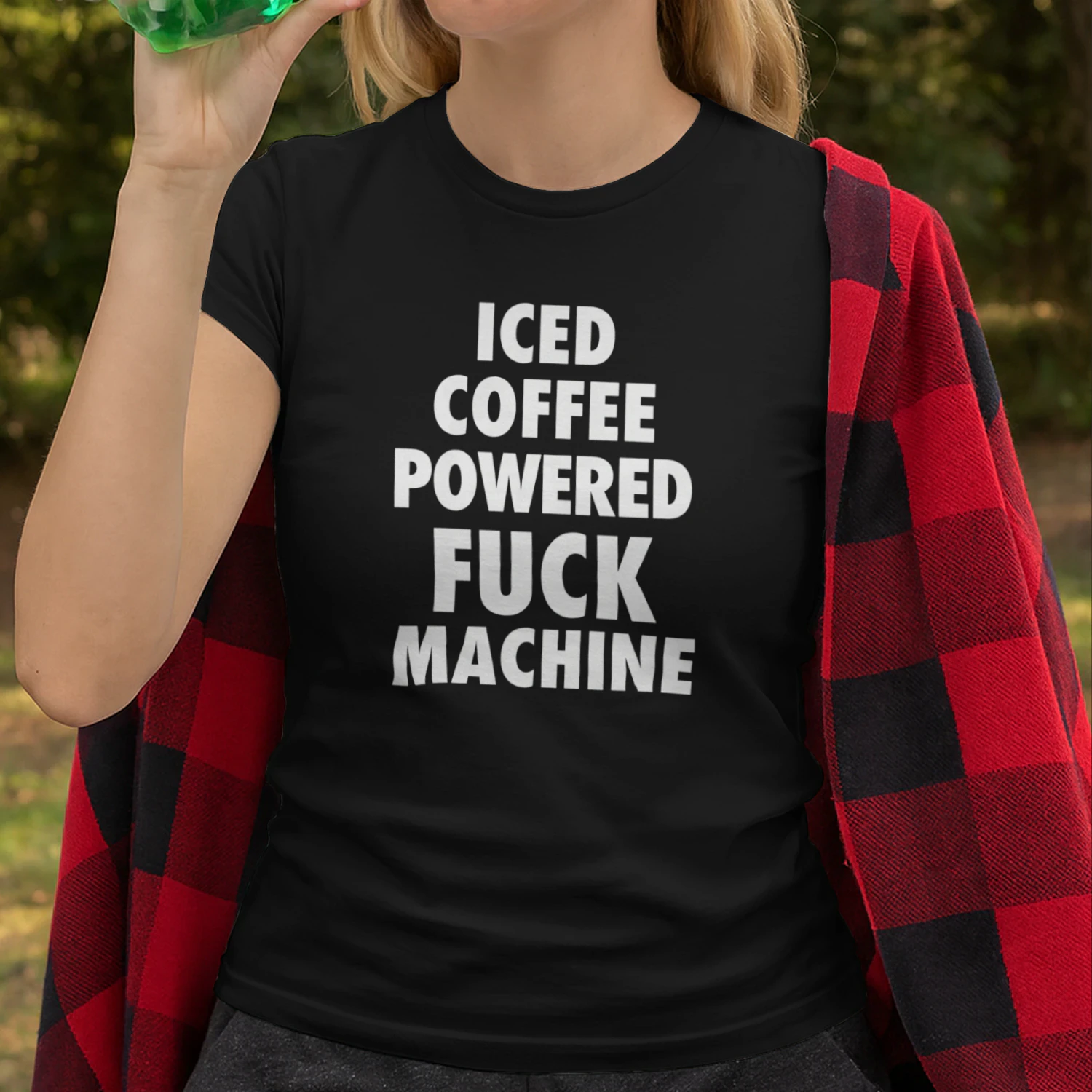Iced Coffee Powered Fuck Machine Shirt