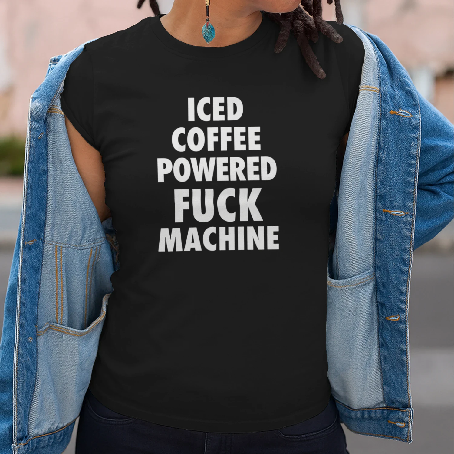 Iced Coffee Powered Fuck Machine Shirt