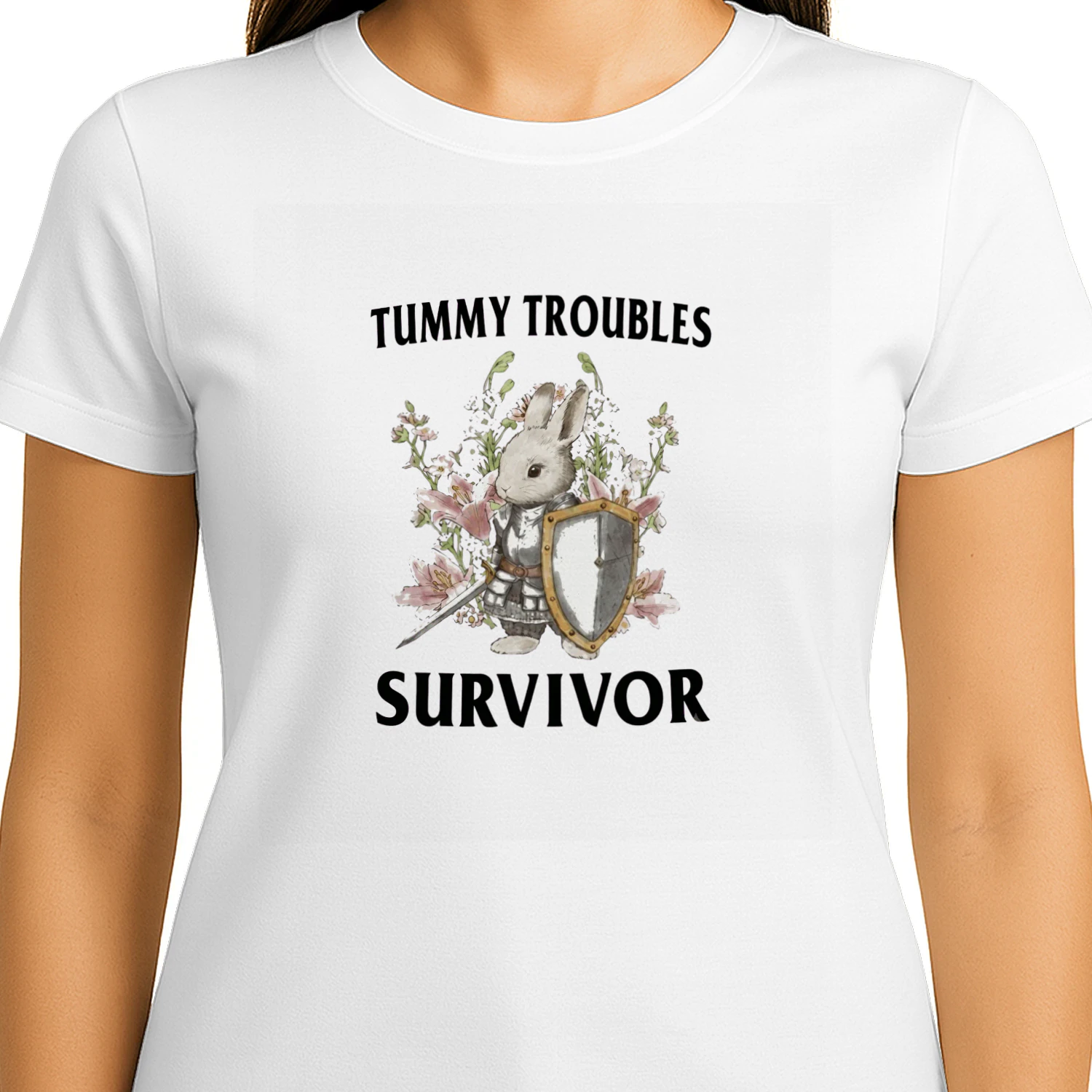Kate Beckinsale Tummy Troubles Survivor Shirt