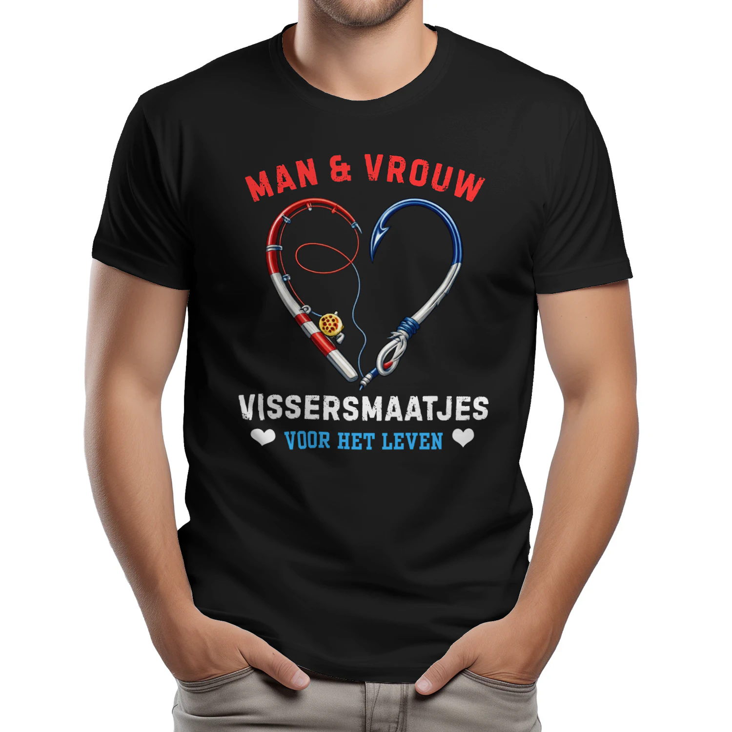 MAN & VROUW VISSERSMAATJES VOOR HET LEVEN...