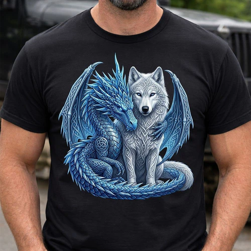 Celtic Dragon & Wolf – Bound Together