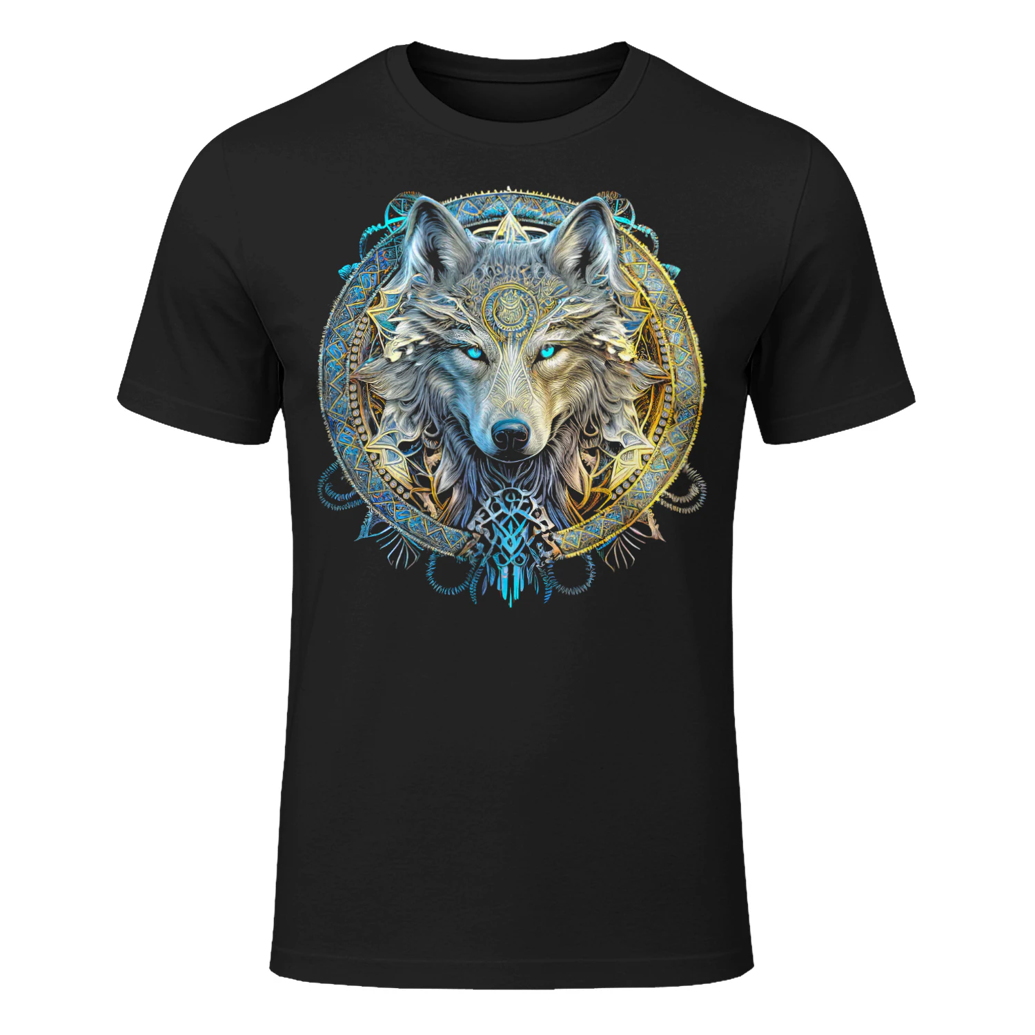 The Golden Guardian Wolf