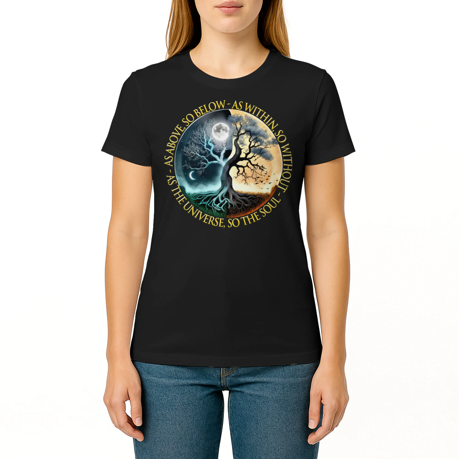 Day & Night Hermetic Tree Graphic