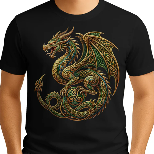 Norse Viking Dragon Emblem