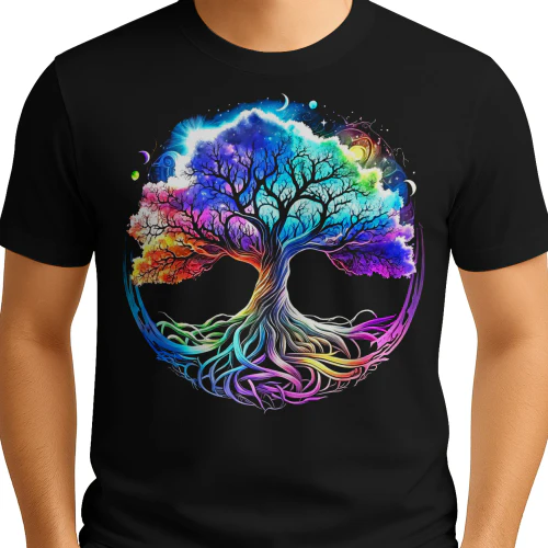 Watercolor Prism Tree of Life