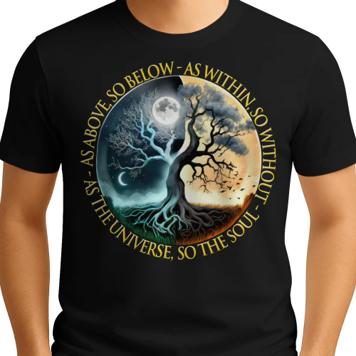 Day & Night Hermetic Tree Graphic