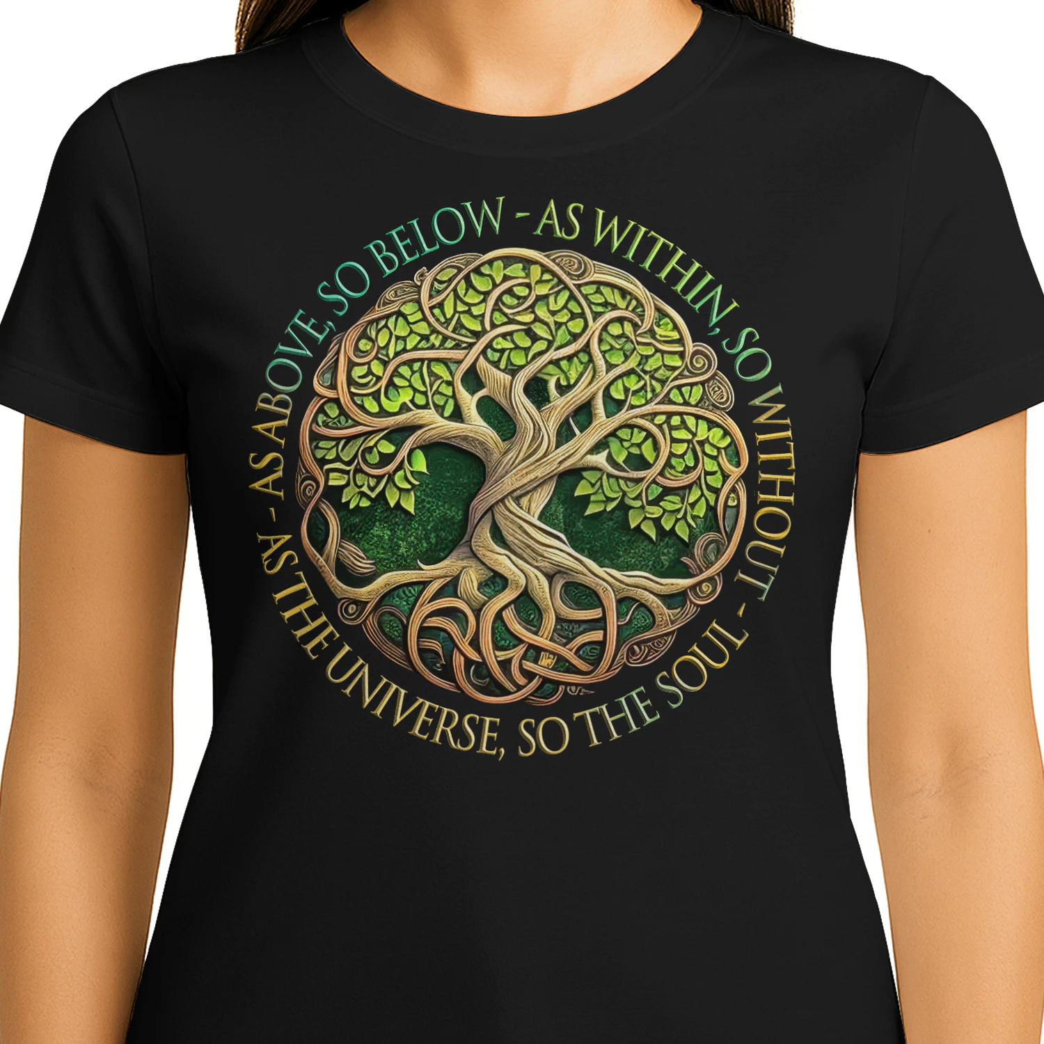 As Above So Below Classic Celtic Tree