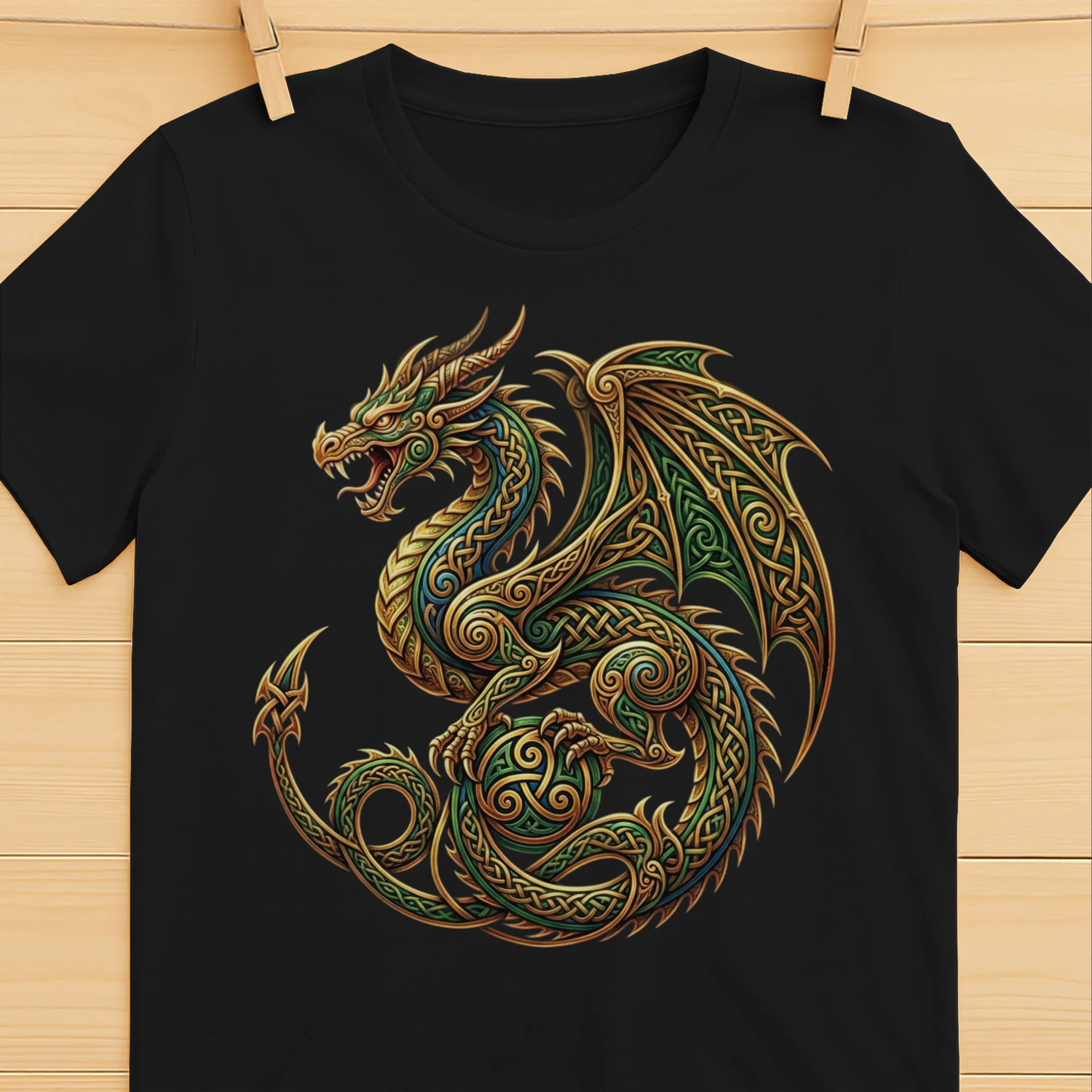 Norse Viking Dragon Emblem