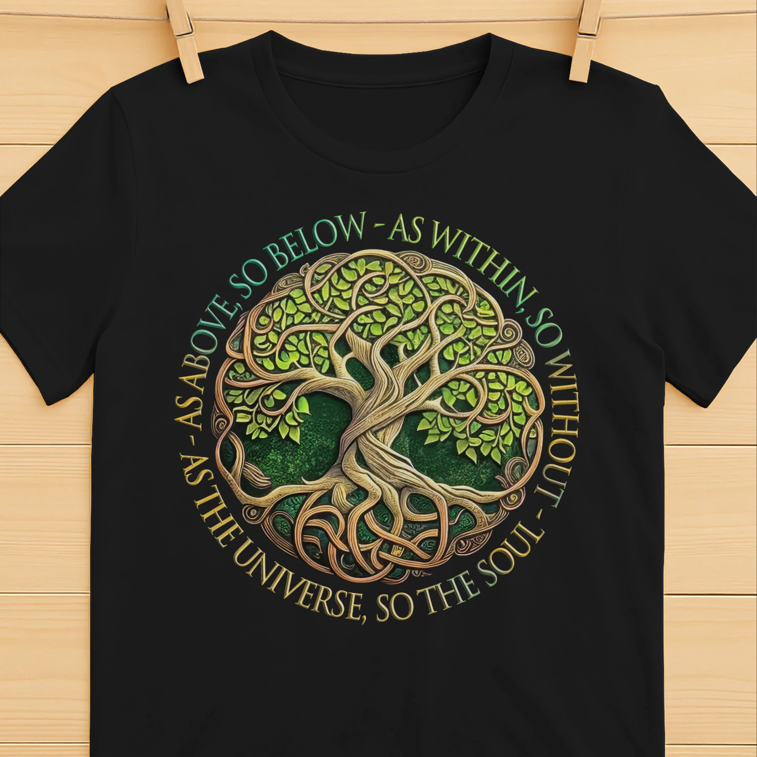 As Above So Below Classic Celtic Tree