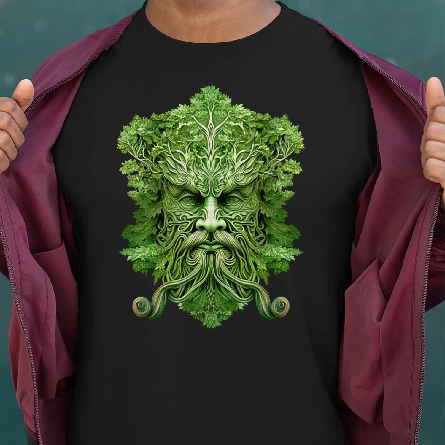 Vibrant Forest Spirit