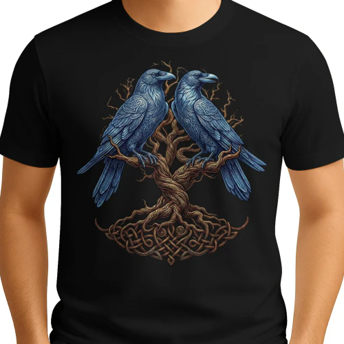 Huginn & Muninn Yggdrasil