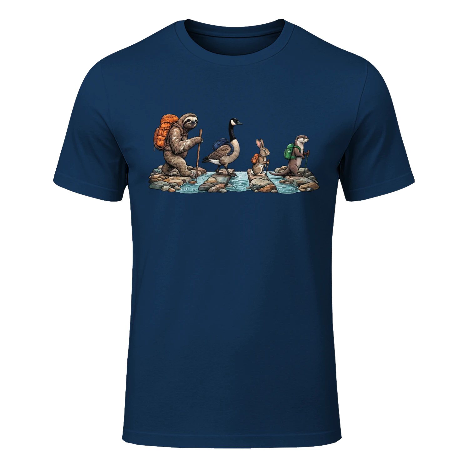 Hiking Animals Abbey Road T-shirt
