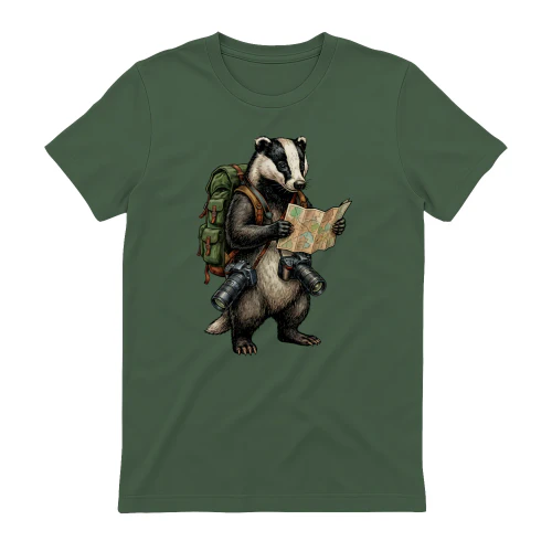 Hiking Badger T-Shirt
