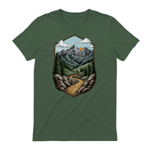 Hiking Mountain Trail T-Shirt