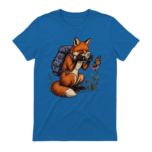 Hiking Fox Photographer T-Shirt