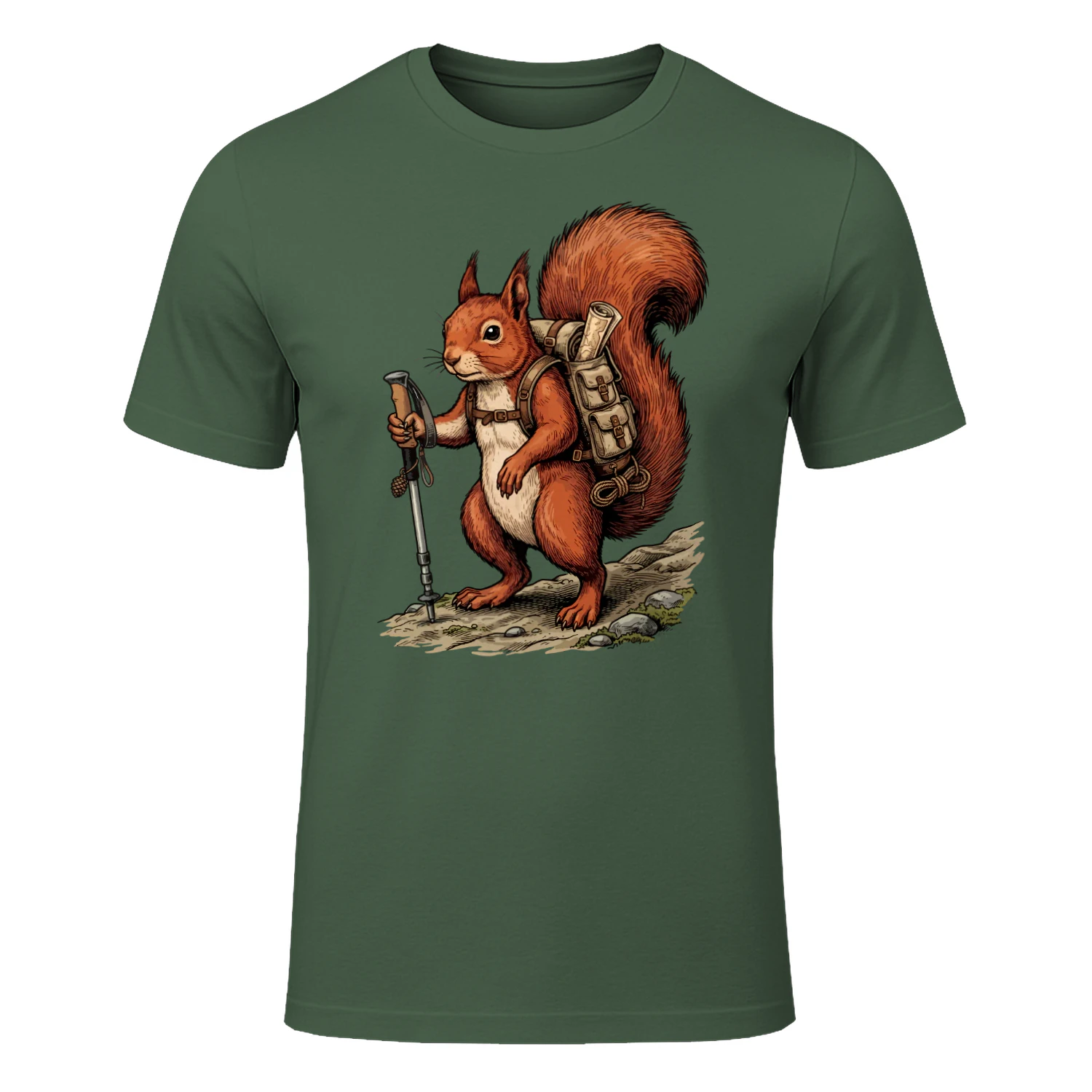 Hiking Squirrel T-shirt