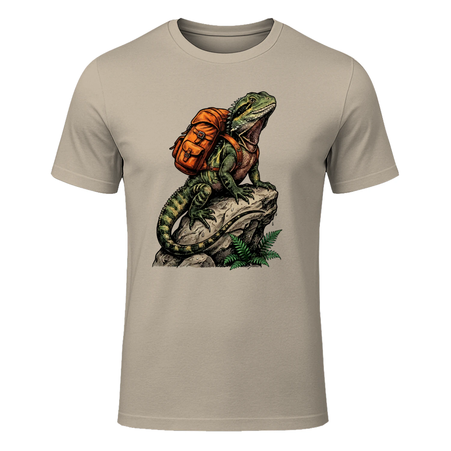 Hiking Reptile On A Rock T-shirt