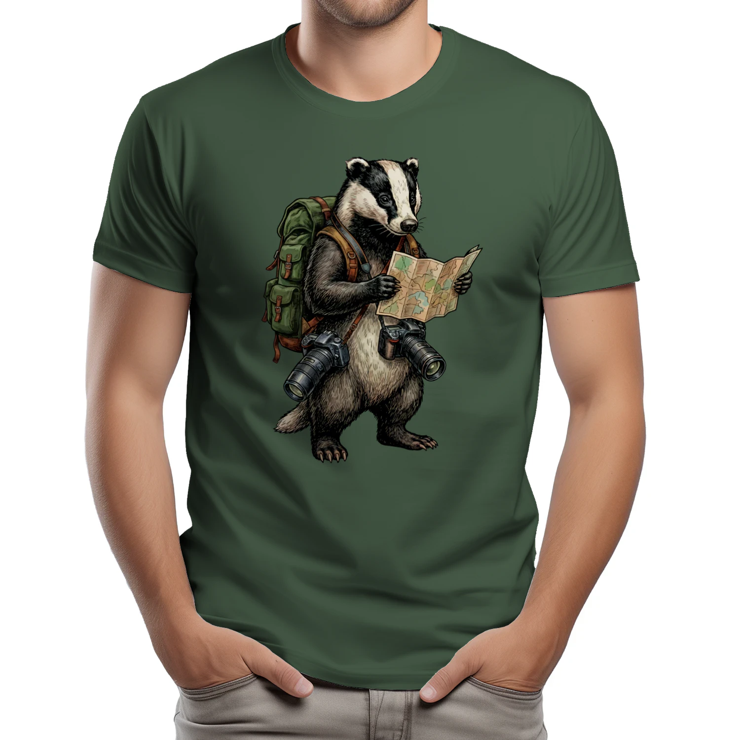 Hiking Badger T-shirt