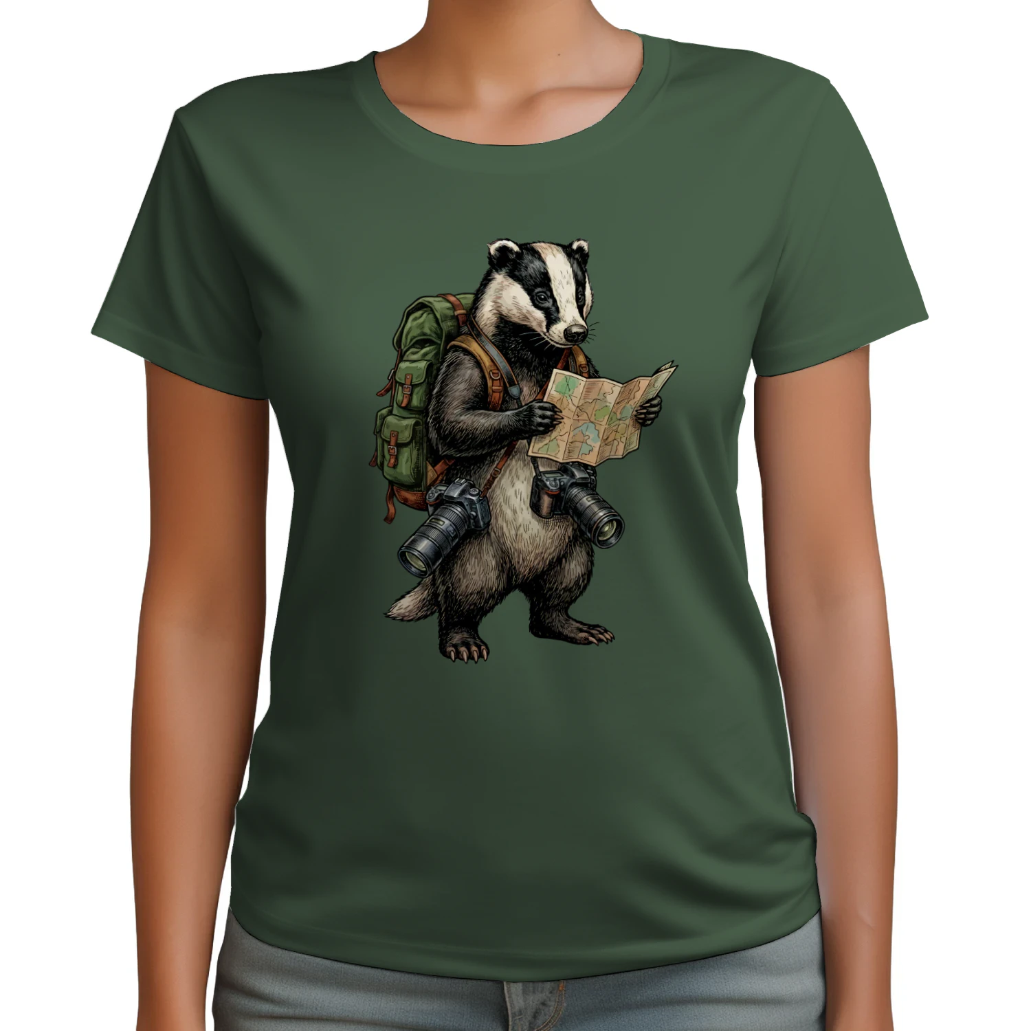 Hiking Badger T-shirt