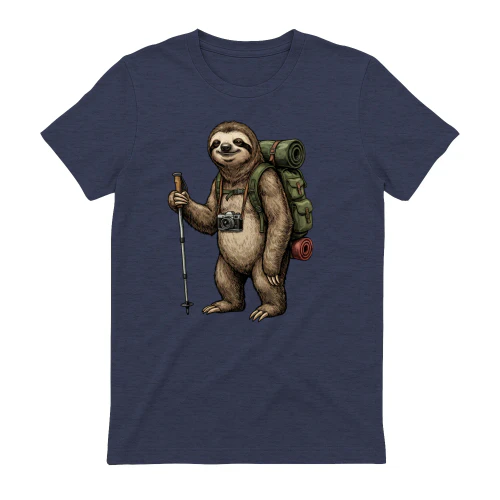 Hiking Sloth T-Shirt Copy